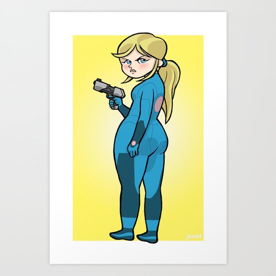 ZeroSuit Mini-Print Art Print
