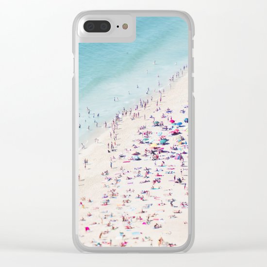 beach - summer love Clear iPhone Case