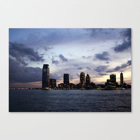 Sunset on the Hudson Canvas Print