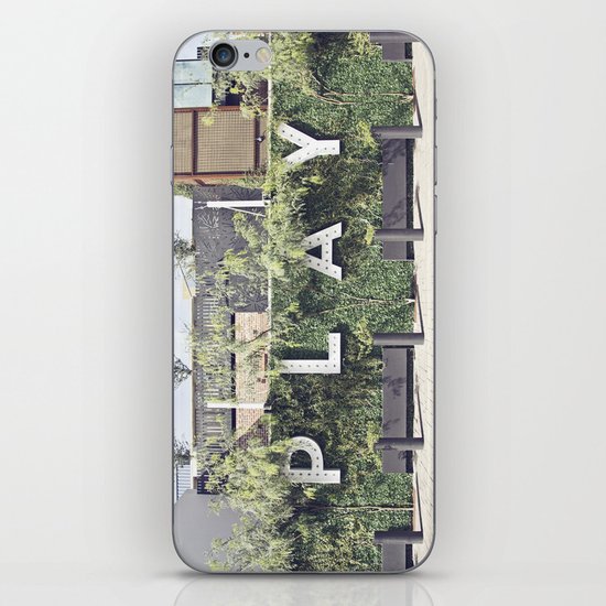 P L A Y iPhone Skin