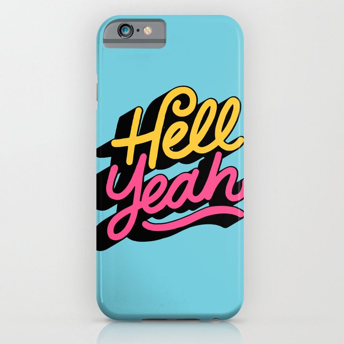 hell yeah 002 x typography iphone case