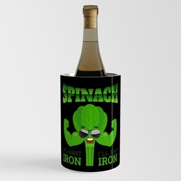 Spinach Want Iron Eat Iron Vegan Fitness Wine Chiller