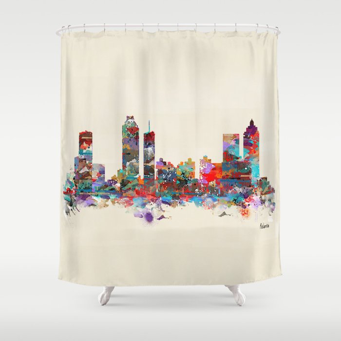 Atlanta Georgia Shower Curtain By Bribuckley Society6 Atlanta Georgia Shower Curtain