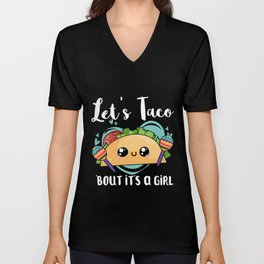 Funny Taco lovers-Gender Reveal V Neck T Shirt