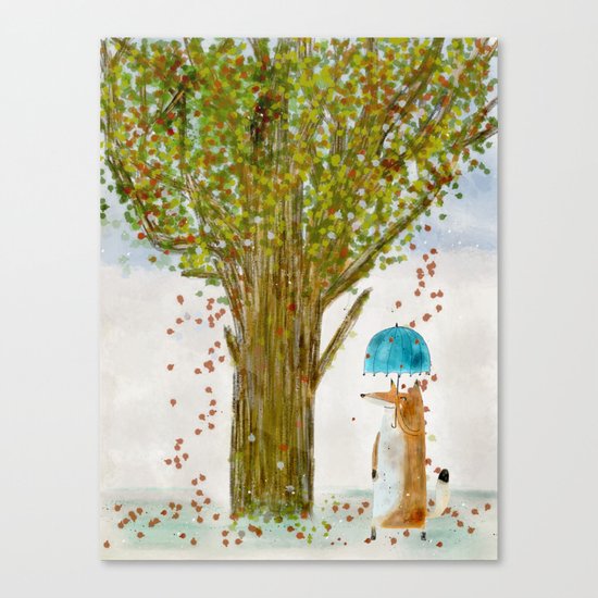 an autumns day Canvas Print