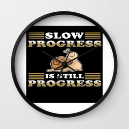 Slow progress is still progress Wall Clock
