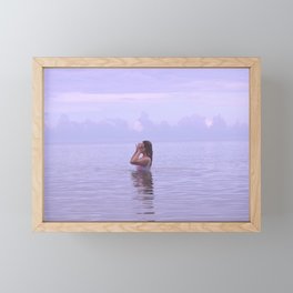 A Swim in Lilac Waters Framed Mini Art Print