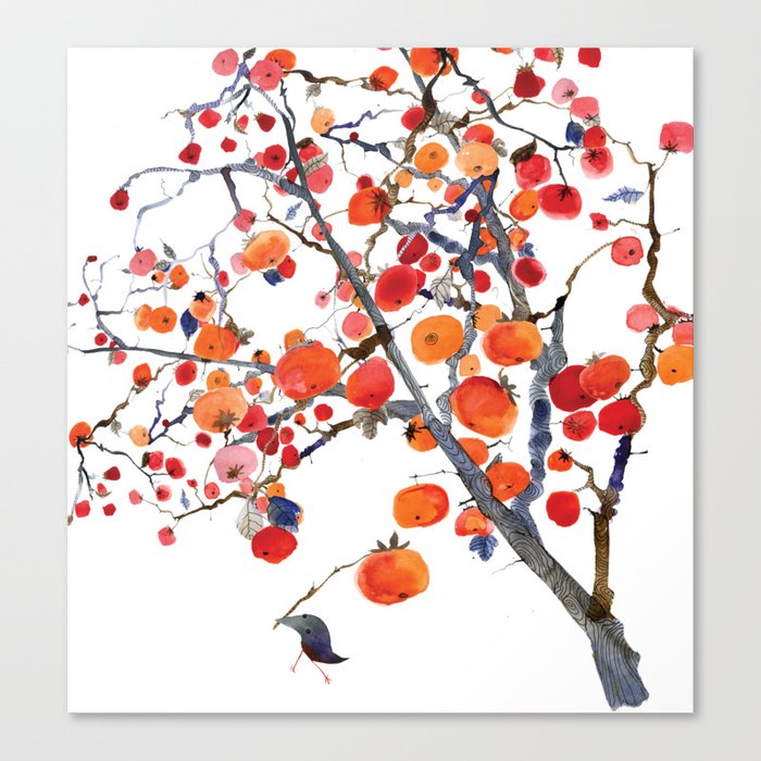 GIFT OF PERSIMMON Canvas Print