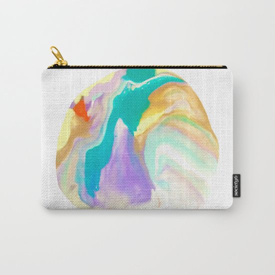Deep Sea Colorful Surprises Marbling Carry-All Pouch