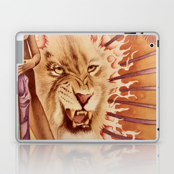 hear the lioness roar Laptop & iPad Skin