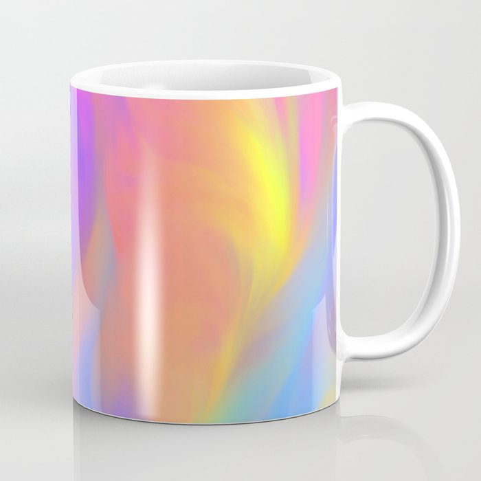 Neon Flow Nebula #1 Coffee Mug