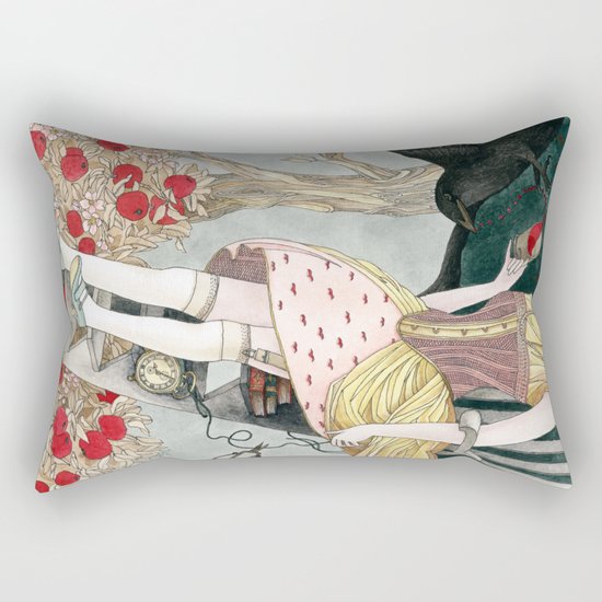 Apple Juice Rectangular Pillow