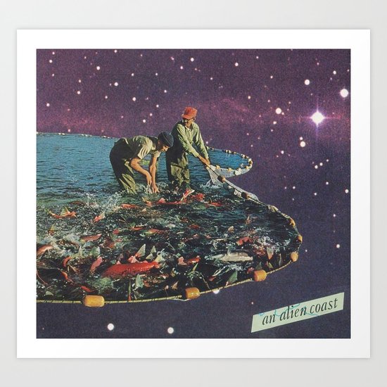 an alien coast Art Print