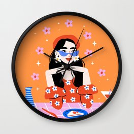Dinner For One Wall Clock