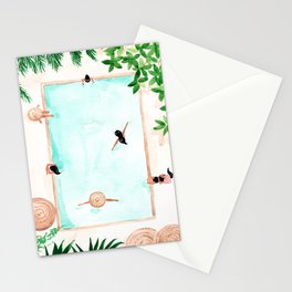 Pool Day Stationery Card