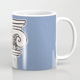 Greek ionic column Mug