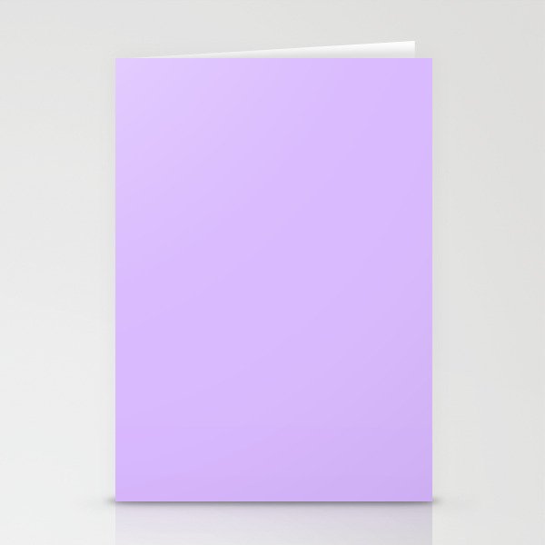 Solid Lavender Purple Stationery Cards