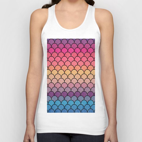 Watercolor Lovely Pattern CI Unisex Tank Top