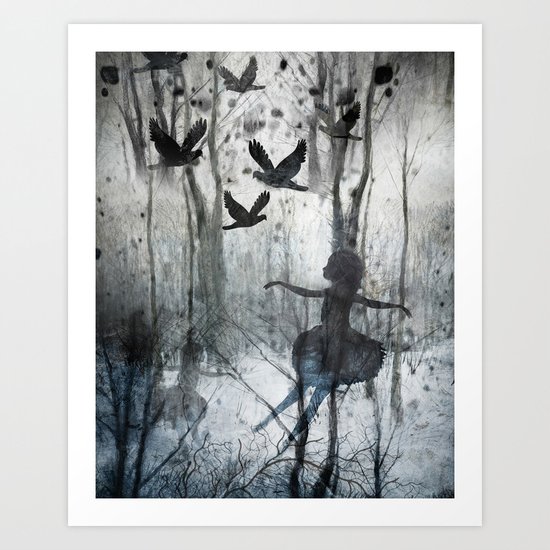 Winter Woods Art Print