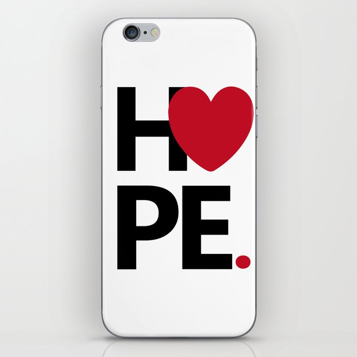 Hope And Heart iPhone Skin