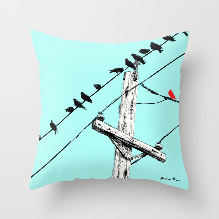 Brooke Figer - Assimilate Throw Pillow