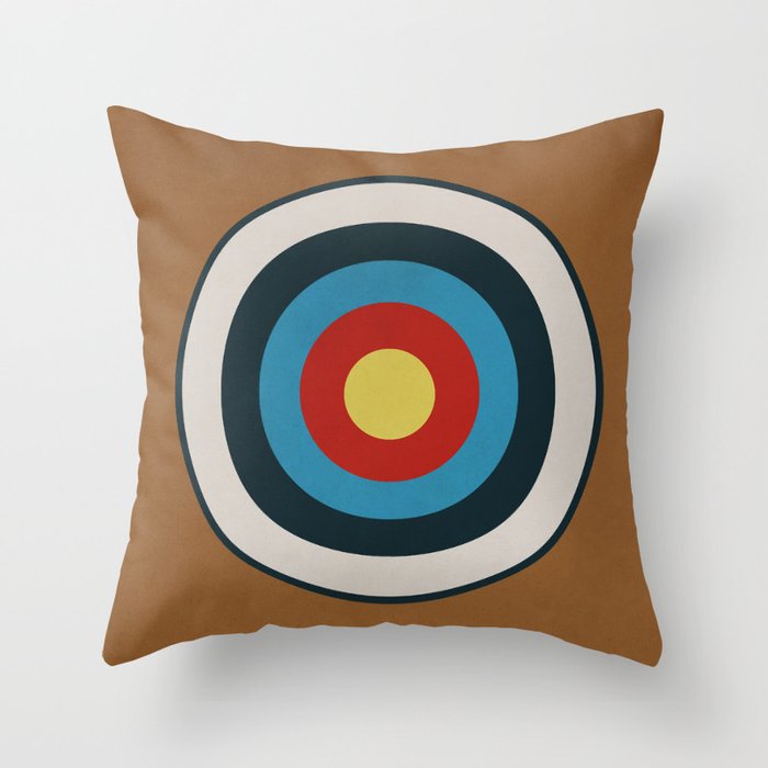 Vintage Target Throw Pillow