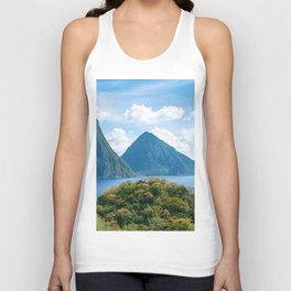 The Pitons, St. Lucia Tank Top