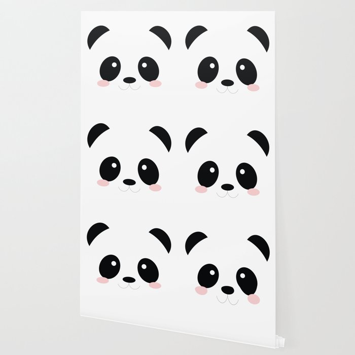Cute Simple Panda Wallpaper By Lizy Grace Society6