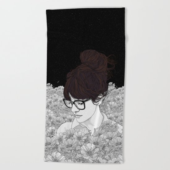 Night Sky Beach Towel