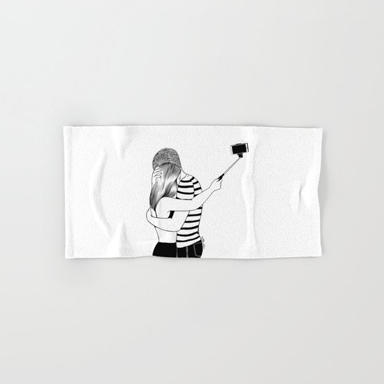 Do I love you or Do I just love me in love Hand & Bath Towel