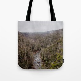 mountain trail in the mountains	 Tote Bag