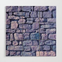 Very Peri Stone Wall #1 #wall #art #society6 Wood Wall Art