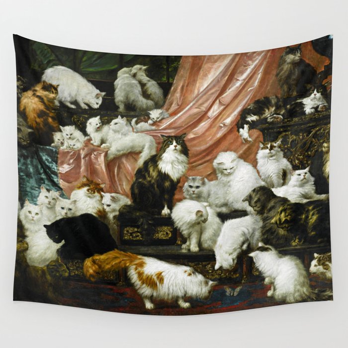 Carl Kahler "My Wife's Lovers" Wall Tapestry