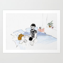 we don't have to leave Art Print