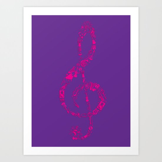 If music be the food of the soul, play on. Art Print