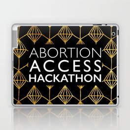Abortion Access Hackathon in gold Laptop & iPad Skin