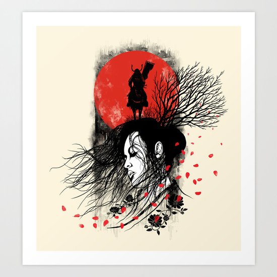 Renai Art Print
