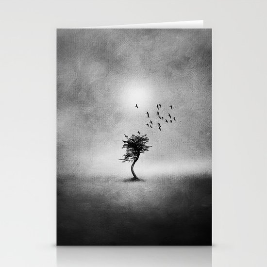 Minimal B&W II Stationery Cards