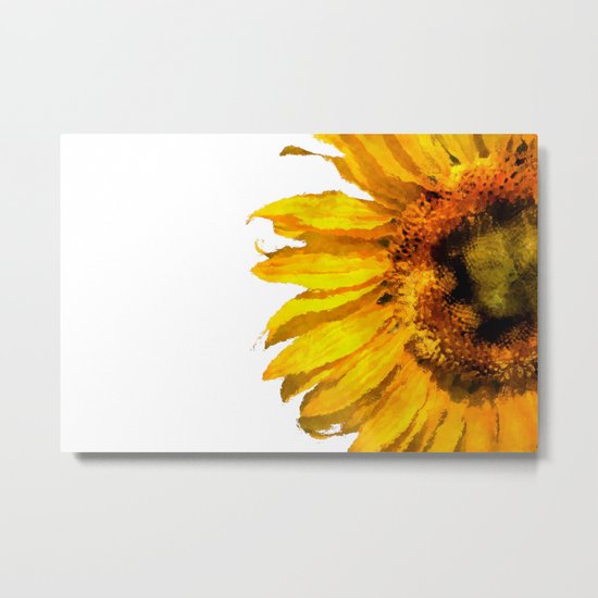 Simply a sunflower Metal Print