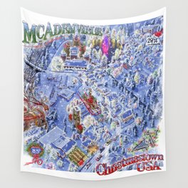 McAdenville, NC - Christmastown, USA Wall Tapestry