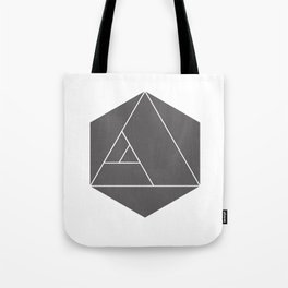 golden ratio tetrahedron Tote Bag