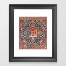 Mandala of Jnanadakini Framed Art Print