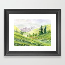 Mountain Morning 2  Framed Art Print