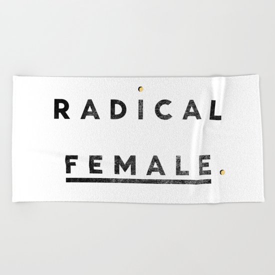 Radical Female Beach Towel