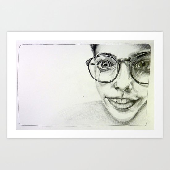 JAZMIN. Art Print