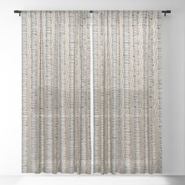Tight woven texture Sheer Curtain