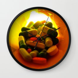 Pills Wall Clock