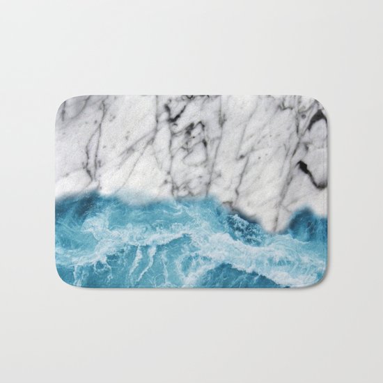 Marble sand Bath Mat