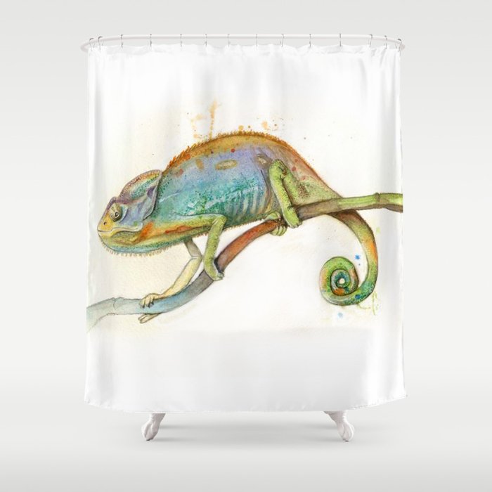 Chroma Chameleon Shower Curtain