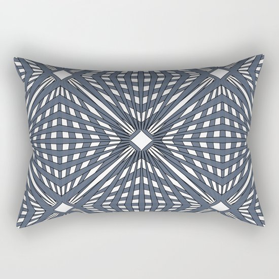 Abstract geometric pattern,gray pattern on a white background. Rectangular Pillow